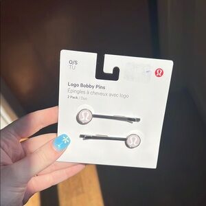 Lululemon Logo Bobby Pins